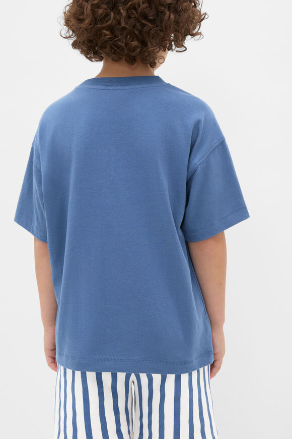 Core Logo Tee  Washed Navy  hi-res