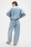 Soft Denim Elasticated Pant   Chalk Blue Wash  hi-res