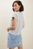Core Rolled Cuff Tee  Light Ash Marle  hi-res