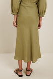 Core Linen Slip Skirt  Sage Green  hi-res