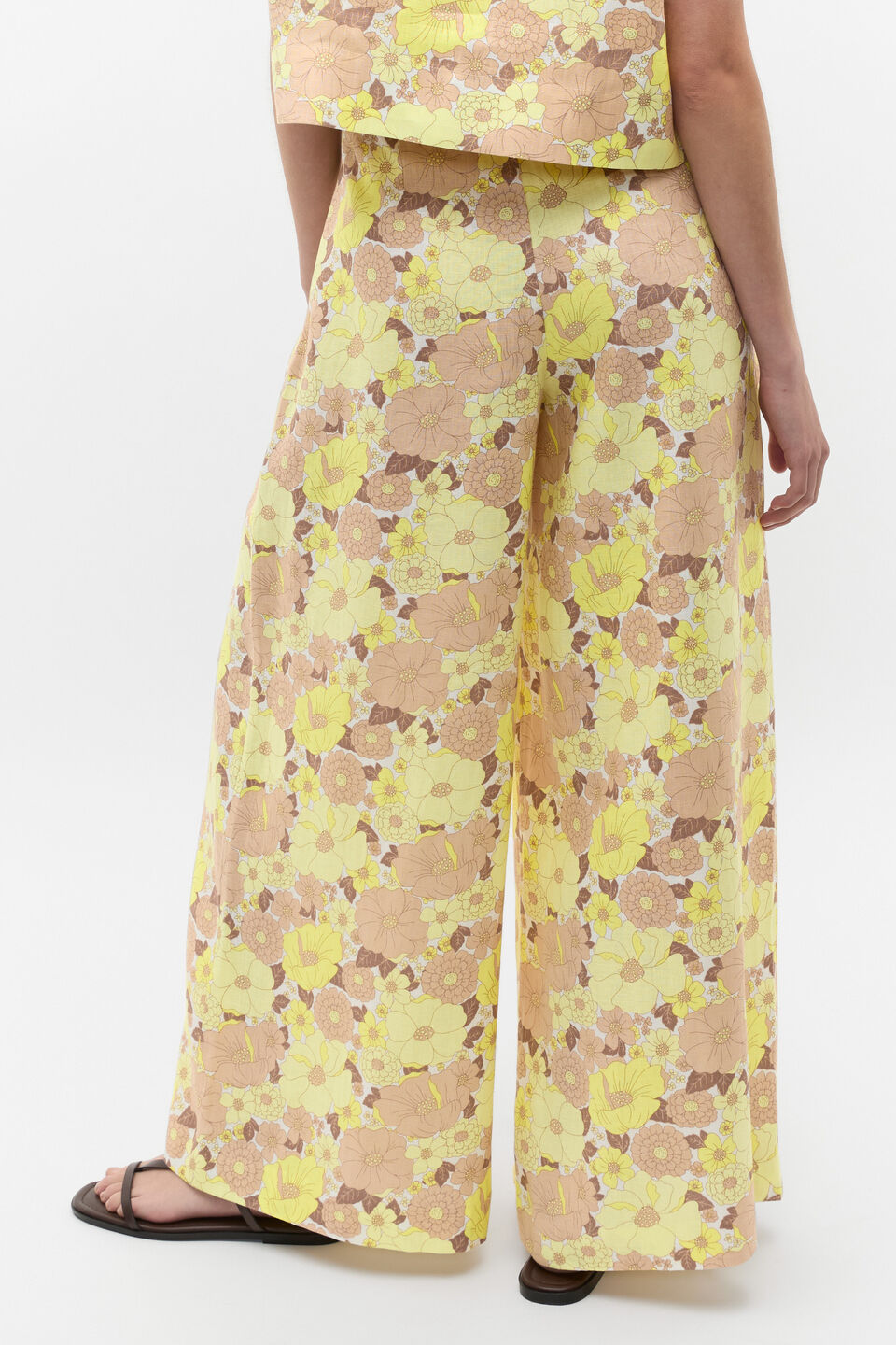 Linen Vintage Floral Pant  Vintage Floral
