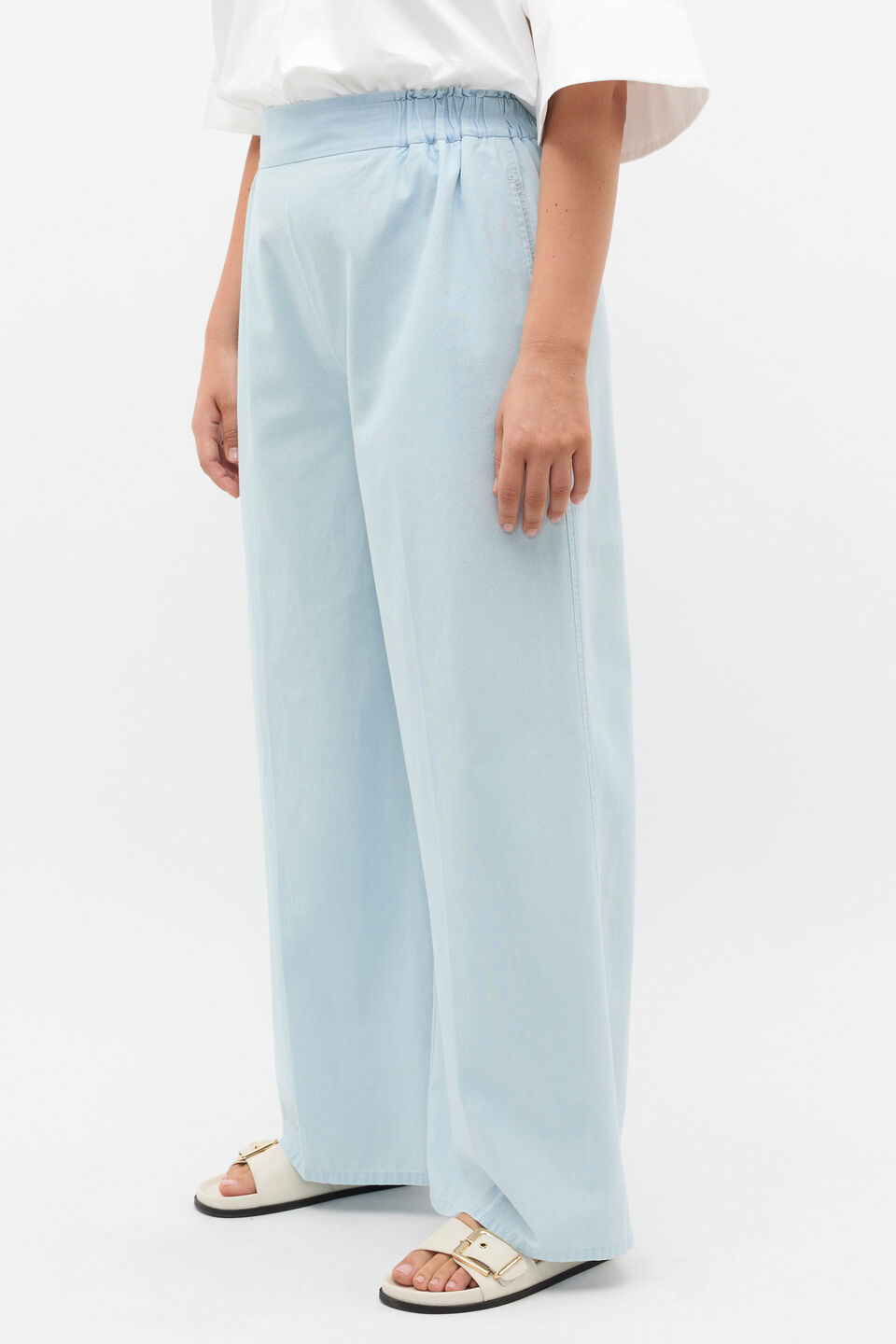 Chambray Elasticated Pant  Chambray