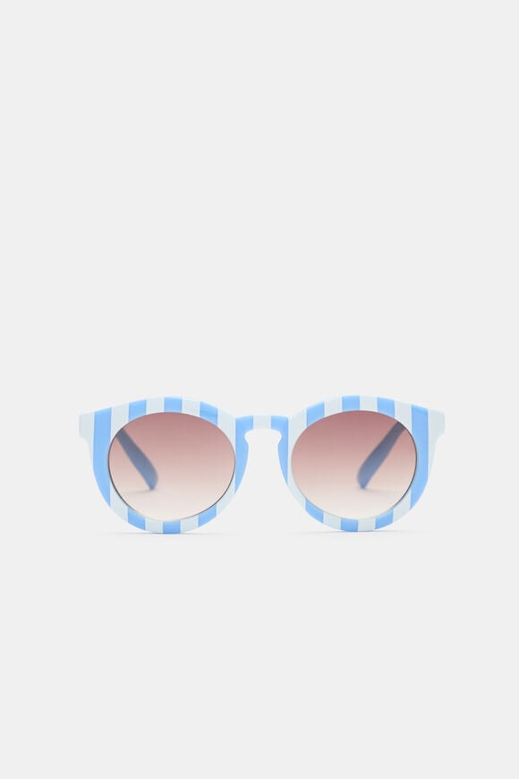 Child Stripe Sunglasses  Cloud Blue  hi-res
