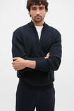 1/4 Zip Knit  Midnight Blue  hi-res