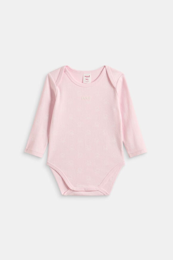 Envelope Neck Bodysuit  Musk  hi-res
