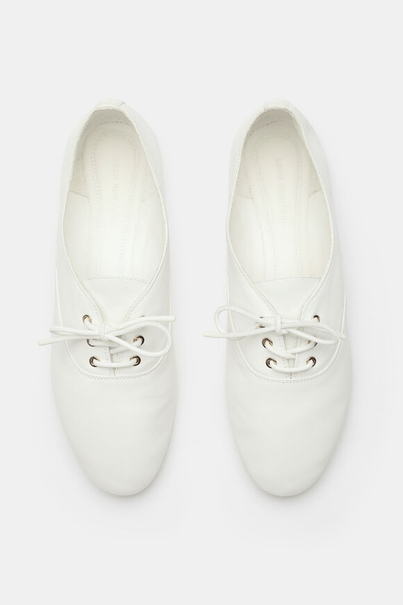 Ellie Ballet Lace Up  White  hi-res
