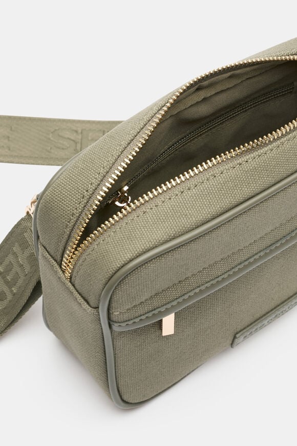 Mini Canvas Crossbody Bag  Caper  hi-res