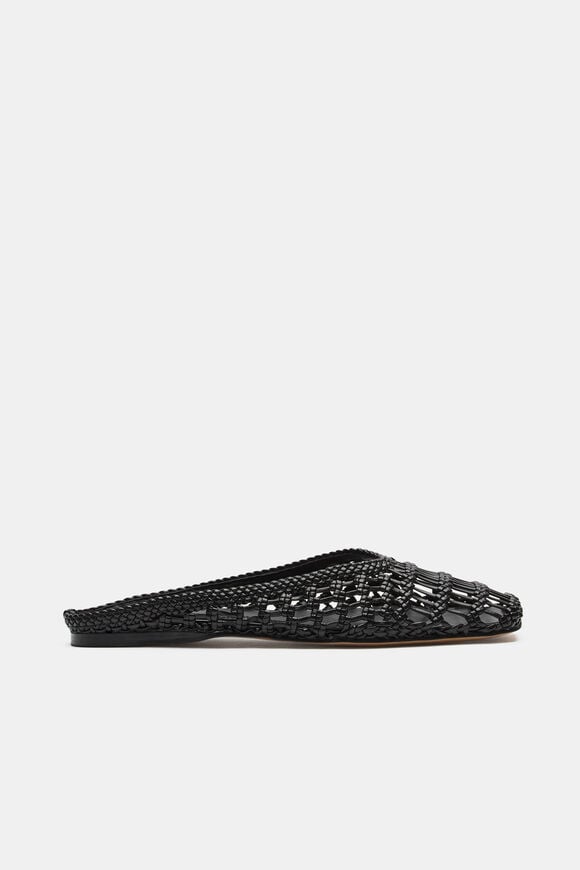 Bella Woven Mule  Black  hi-res