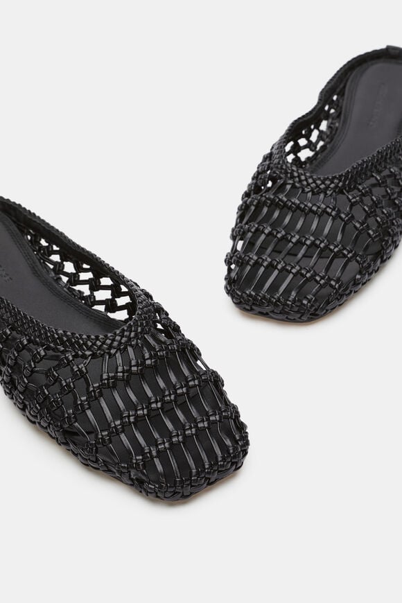 Bella Woven Mule  Black  hi-res