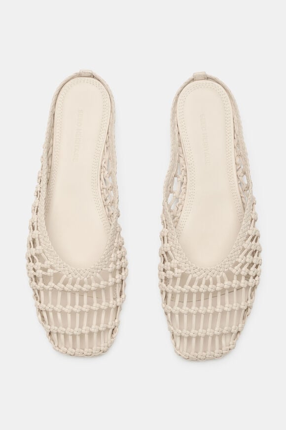 Bella Woven Mule  Stone  hi-res