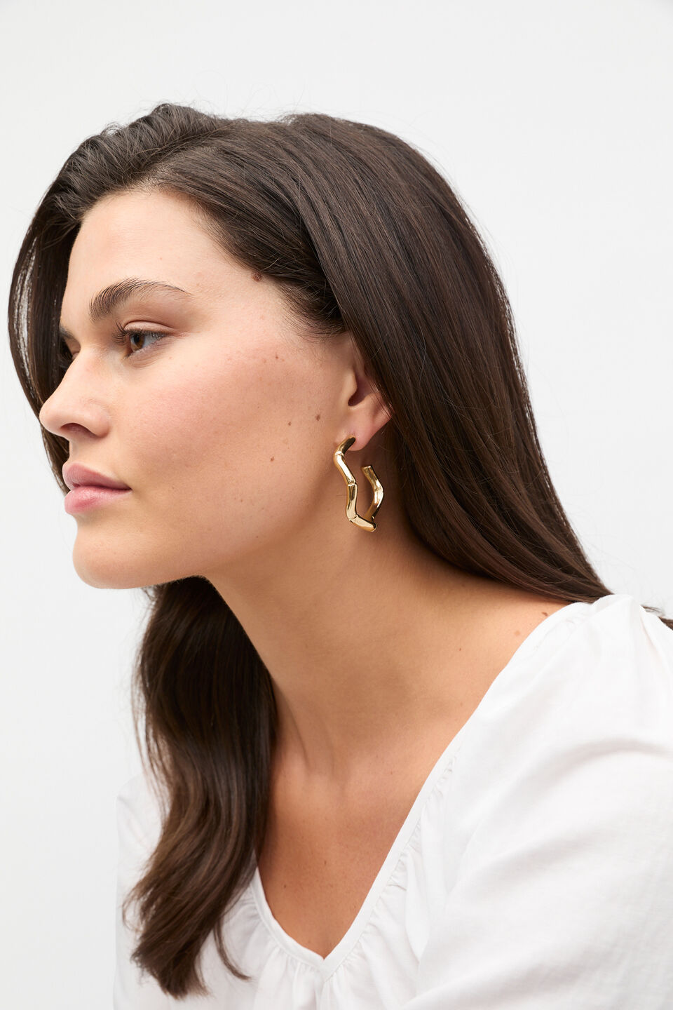 Bamboo Hoop  Gold