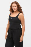 Core Heritage Rib Tank  Black  hi-res