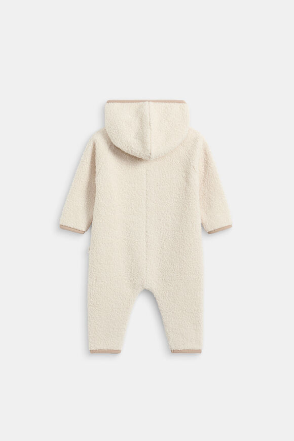 Teddy Zip Coverall  Oat  hi-res