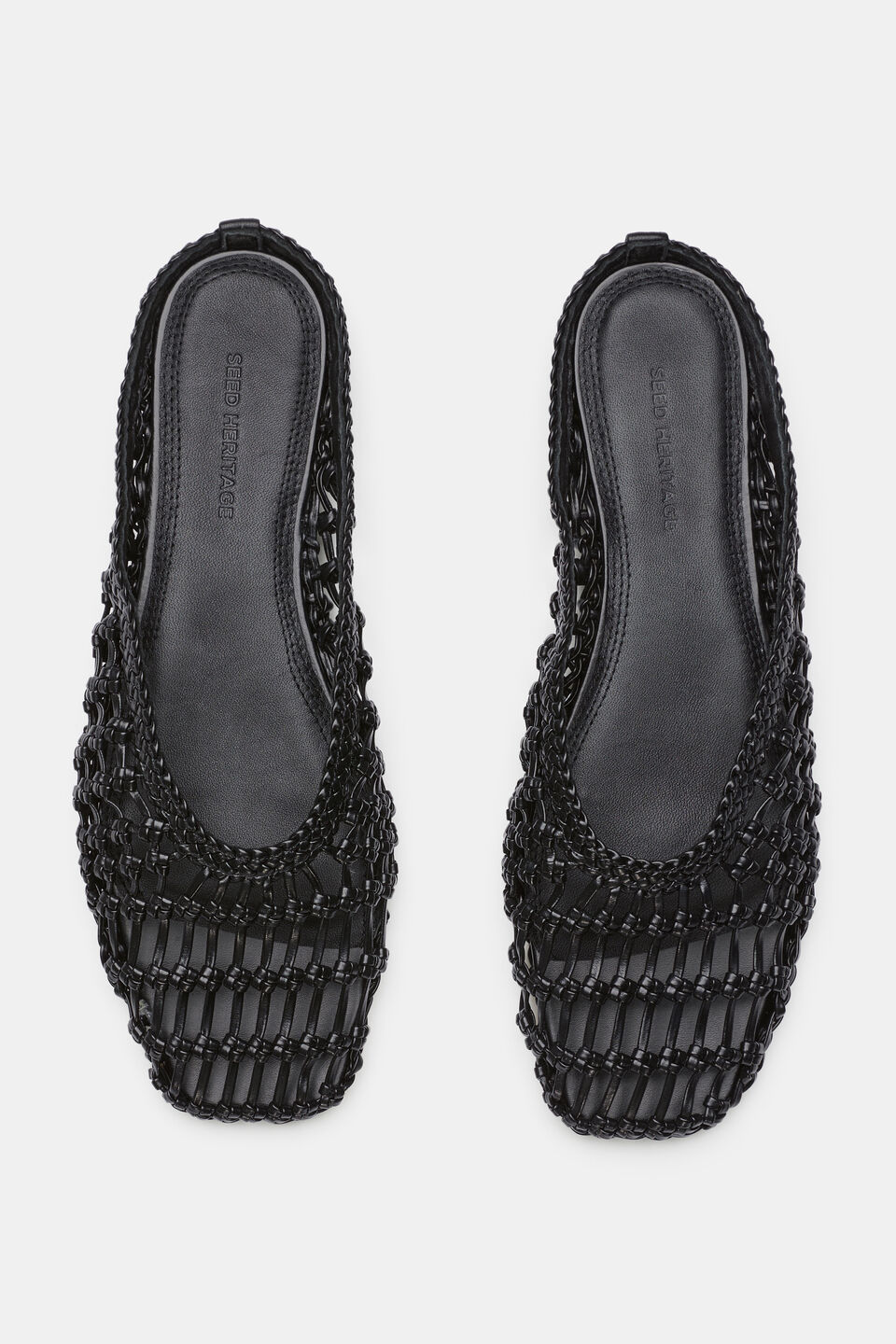 Bella Woven Mule  Black