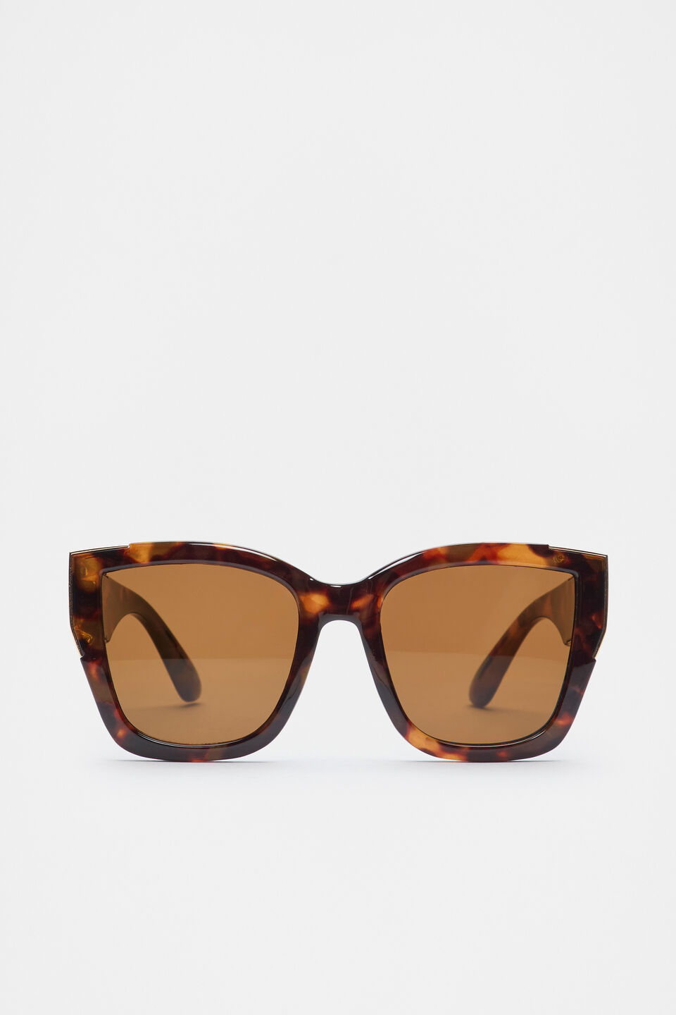 Cynthia Oversized Sunglasses  Dark Tort