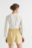 Linen Wrap Sweater  Whisper White  hi-res