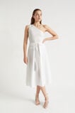 Tie Panel Midi Skirt  Whisper White  hi-res
