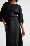 Core Linen Maxi Skirt  Black  hi-res