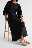 Core Linen Maxi Skirt  Black  hi-res