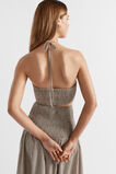 Textured Gingham Halter Top  Affogato Gingham  hi-res