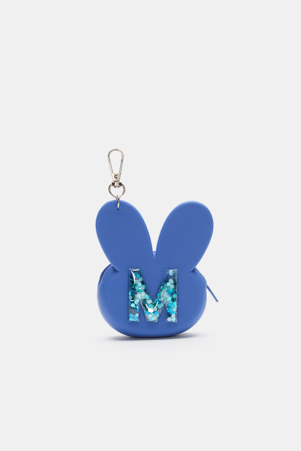 Bunny Silicone Initial Keyring  M