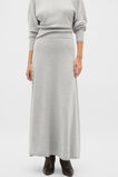 Knitted Maxi Skirt  Pale Slate Marle  hi-res