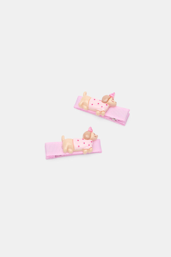 Party Pup Duck Clips  Candy Pink  hi-res