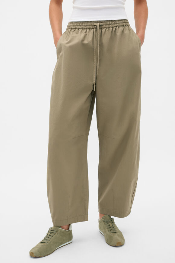 Cotton Elasticated Pant  Caper  hi-res