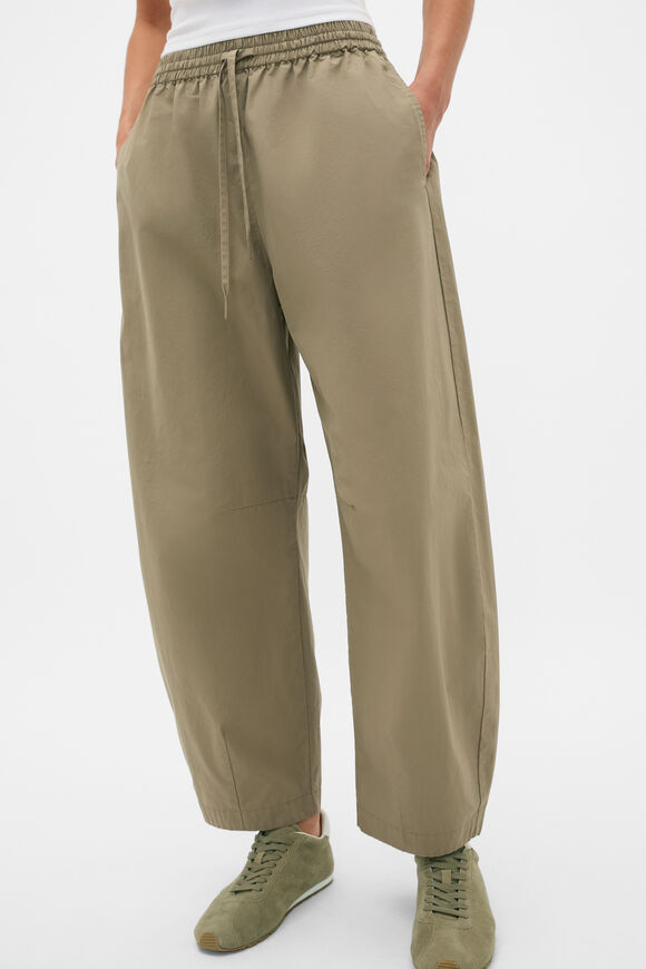 Cotton Elasticated Pant  Caper  hi-res