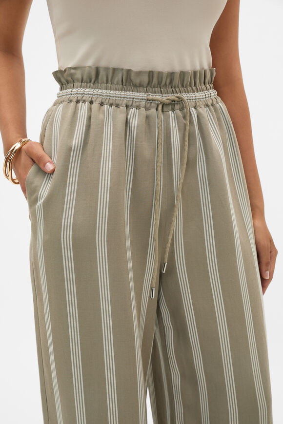 Variegated Stripe Pant  Caper Stripe  hi-res