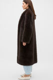 Maxi Faux Fur Coat  Coffee Bean  hi-res