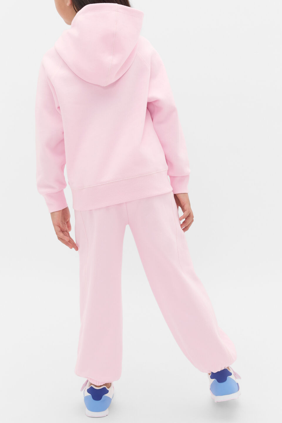 Contrast Stitch Hoodie  Pink Lemonade