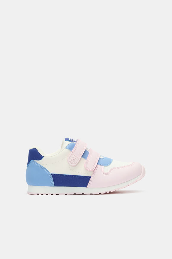 Retro Colourblock Jogger  Pink Lemonade Multi  hi-res