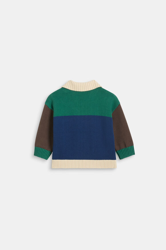 Colourblock Cardigan  Multi  hi-res