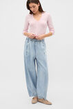 Australian Merino Cropped Cardigan  Primrose Marle  hi-res