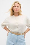 Australian Merino Relaxed Cardigan  Mist Marle  hi-res