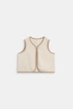 Teddy Vest  Oat  hi-res