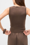 Boucle Knit Tank  Chestnut  hi-res