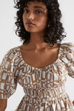 Linen Retro Mini Dress  Barley Retro  hi-res