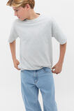 Essential Tee  Mid Grey Marle  hi-res