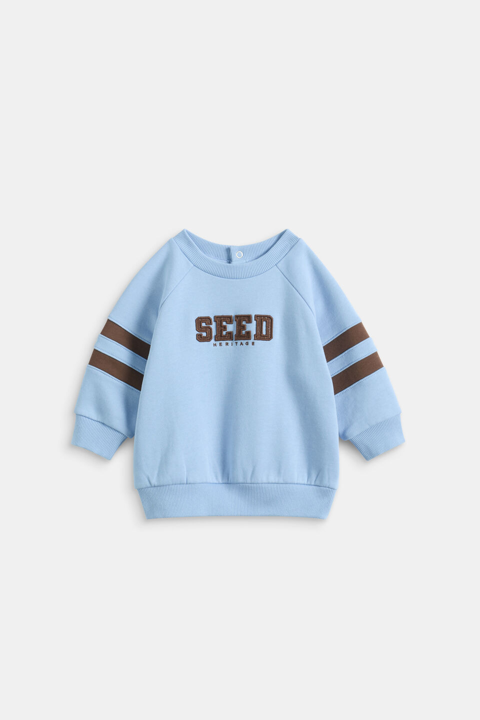 Sporty Logo Sweat  Cloud Blue