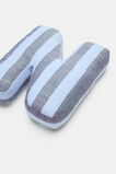 Blue Stripe Initial Cushion  N  hi-res
