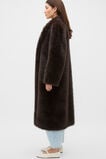 Maxi Faux Fur Coat  Coffee Bean  hi-res