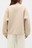 Relaxed Bomber Jacket  Wheat Marle  hi-res