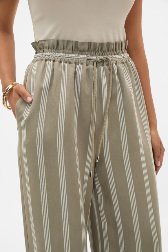 Variegated Stripe Pant  Caper Stripe  hi-res