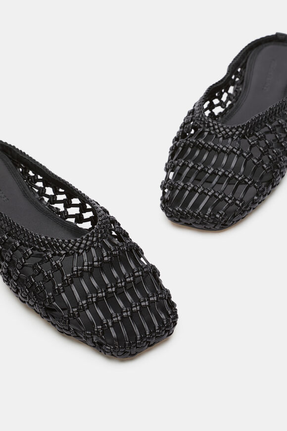 Bella Woven Mule  Black  hi-res