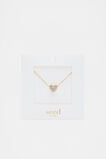 Initial Jewel Bubble Necklace  Heart  hi-res