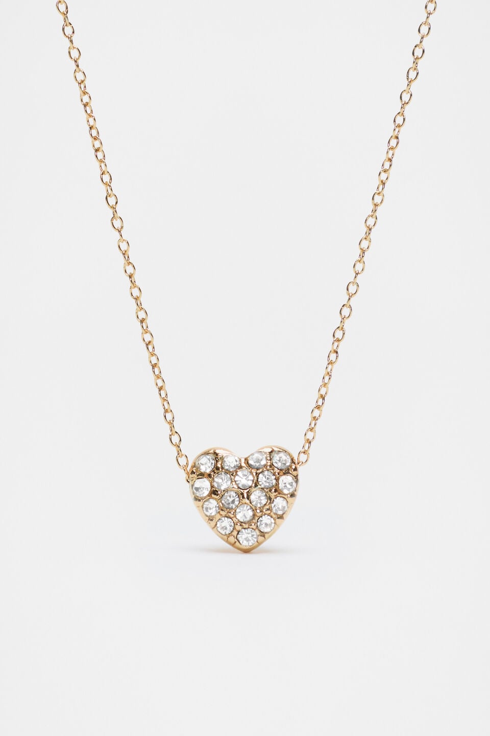 Initial Jewel Bubble Necklace  Heart