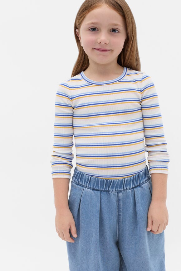 Stripe Rib Tee  Multi  hi-res