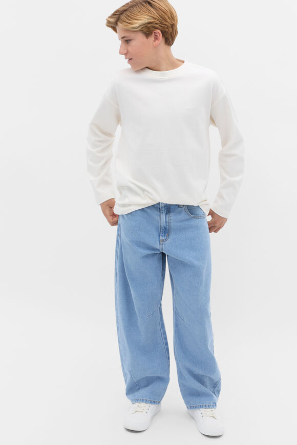 Essential LS Rugby Crew  Classic Cream  hi-res